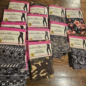 Bobbie Brooks Patterned Leggings Collection